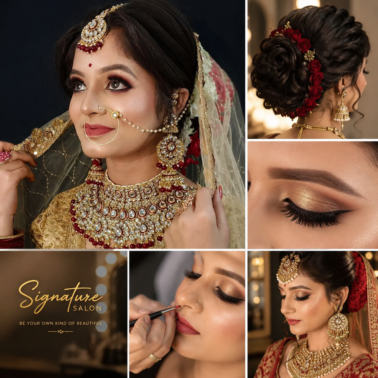 Premium styling glow profile girl